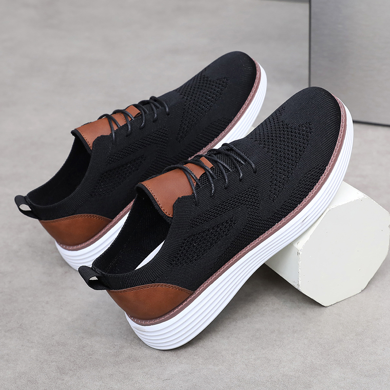 Men's Casual Dress Sneakers Oxfords Business Mesh Breathable Walking Shoes Tennis Comfortable
