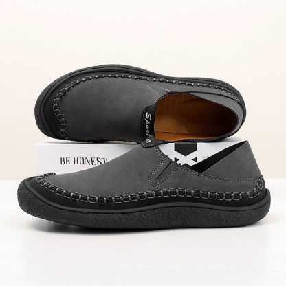 Stylish Men's Faux Leather Low Top Sneakers - Non-Slip, Durable, Breathable, and Comfortable Shoes for Outdoor Walking, Traveling, and Casual Daily Wear - for Men Who Value Style and Practicality