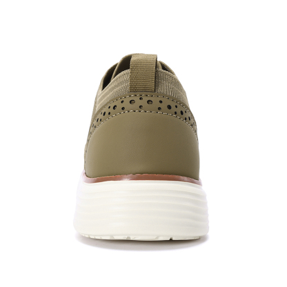 Men's KnitFlex SmartCraft Mesh Oxfords Sneakers Casual Dress Lace-Up Lightweight Walking Shoes