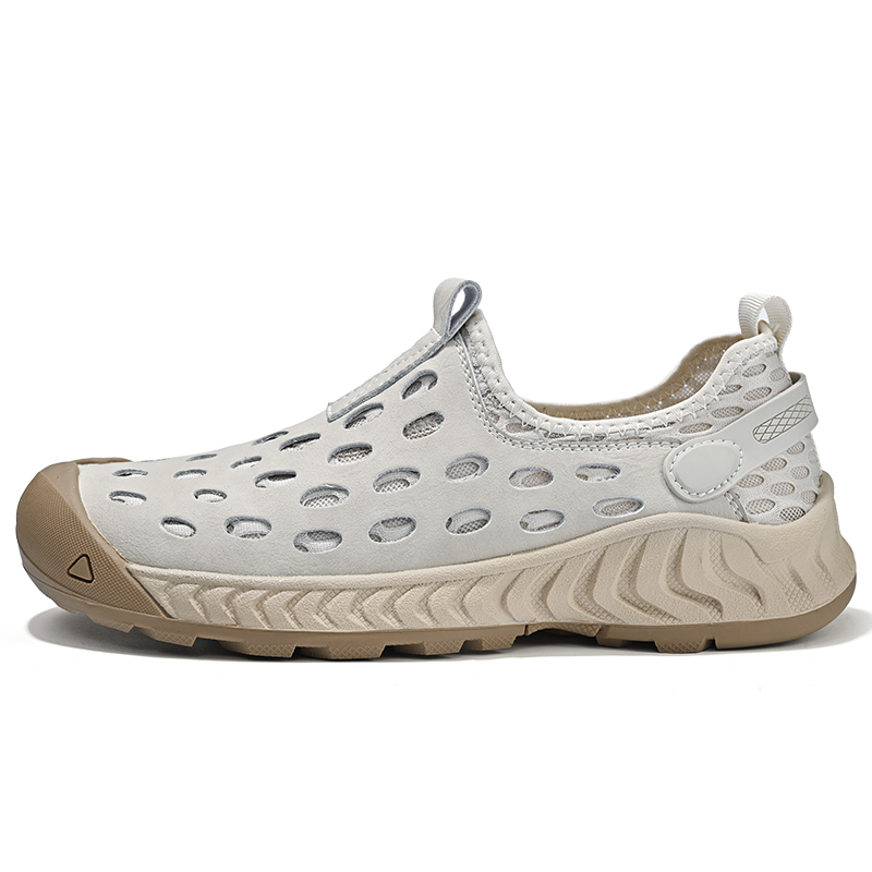 Men's Mesh Barefoot Hiking Shoes Summer Breathable Casual Walking Water Shoes Quick Dry Beach Sandals Outdoor Camping Climbing Adventure Sneakers