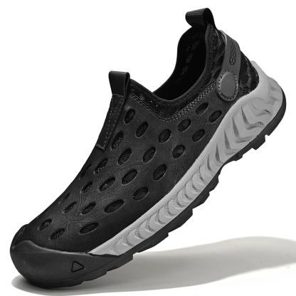 Men's Mesh Barefoot Hiking Shoes Summer Breathable Casual Walking Water Shoes Quick Dry Beach Sandals Outdoor Camping Climbing Adventure Sneakers