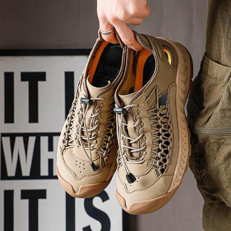 Men's Uneek Nxis Breathable Lightweight Open Easy on Hiking Sneakers