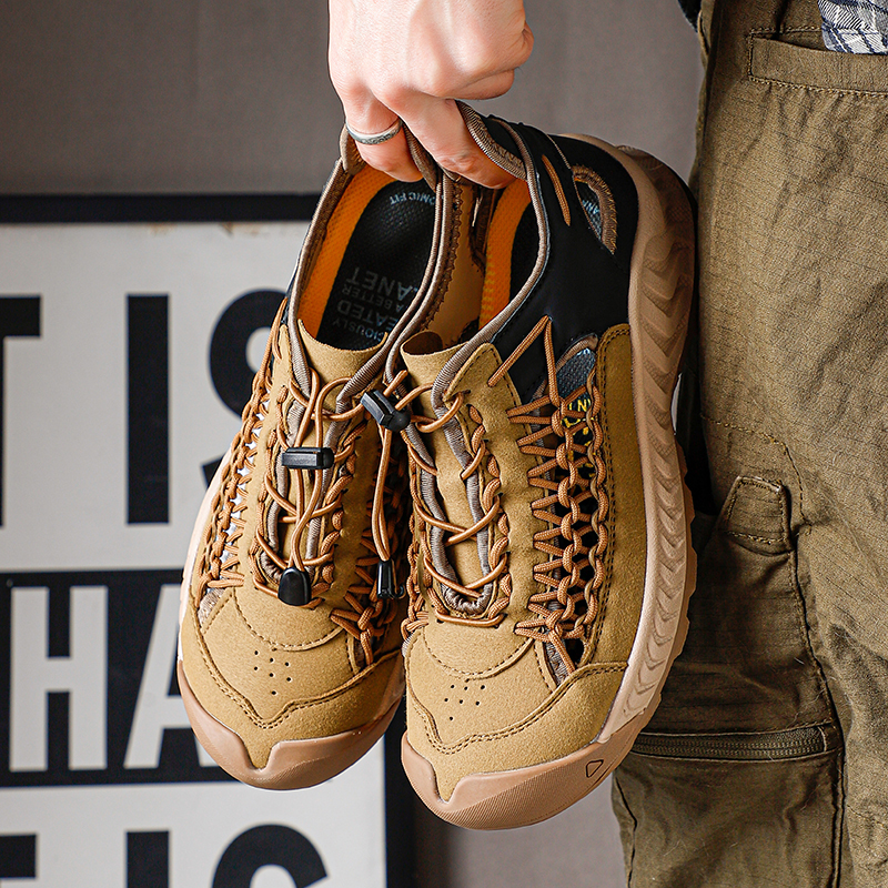 Men's Uneek Nxis Breathable Lightweight Open Easy on Hiking Sneakers