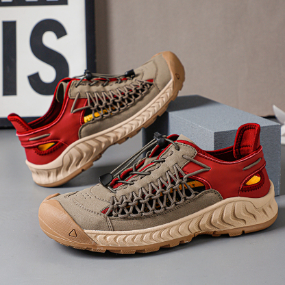 Men's Uneek Nxis Breathable Lightweight Open Easy on Hiking Sneakers