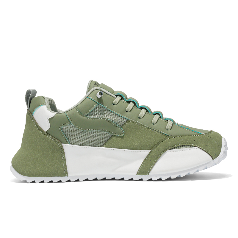 Comfy Trendy Platform Shoes for Outdoor Walking Jogging Camping, All Seasons Men's Lace Up Sneakers