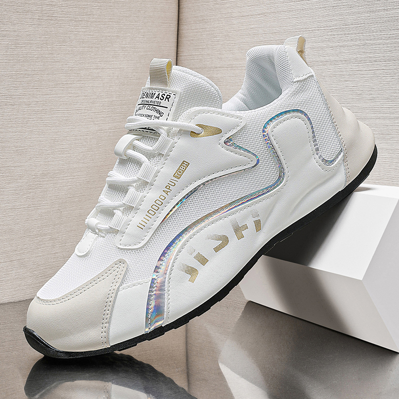 Men's Athletic Shoes Running Sneakers Walking Shoes Slip Resistant Waterproof Fabric Comfortable Stylish Casual Breathable Mesh