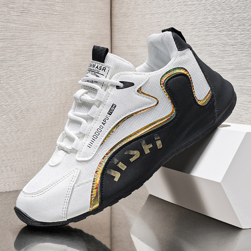 Men's Athletic Shoes Running Sneakers Walking Shoes Slip Resistant Waterproof Fabric Comfortable Stylish Casual Breathable Mesh