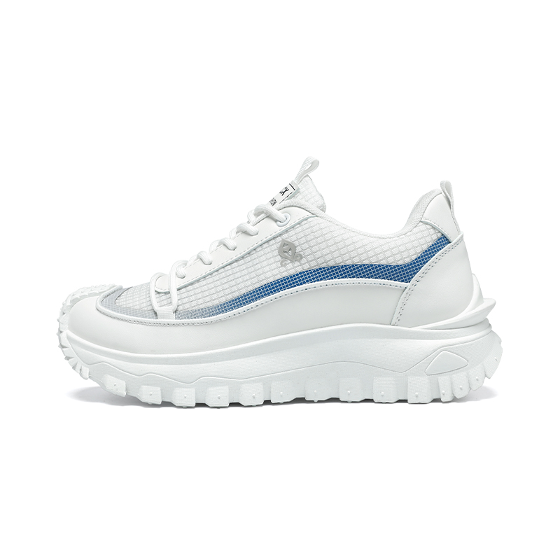 Plus Size 2025 Spring Men's Casual Fashion Sneakers Match Color Striped Street Style Lace-up Low-top Tire Pattern Sole Wear Resistant Non-Slip 004