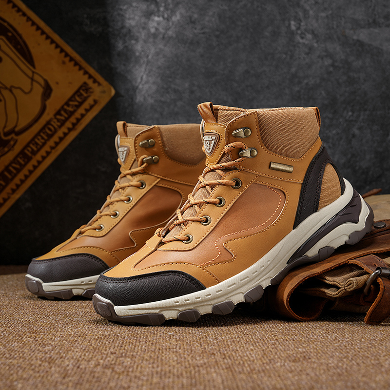 Men’s Hiking Boots – Waterproof Breathable & Lightweight Suede Leather Hiking Boots for Men
