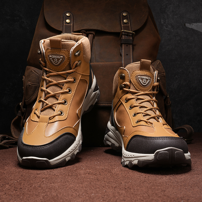 Men’s Hiking Boots – Waterproof Breathable & Lightweight Suede Leather Hiking Boots for Men