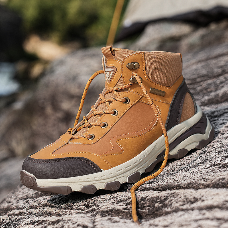 Men’s Hiking Boots – Waterproof Breathable & Lightweight Suede Leather Hiking Boots for Men