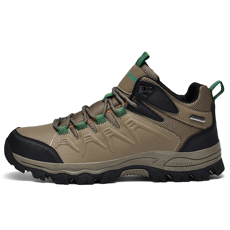 Men's Hiking Shoes Low-Top Trail Running Sneakers Breathable Mesh Travel Shoes Non-Slip Outdoor Trekking Boots