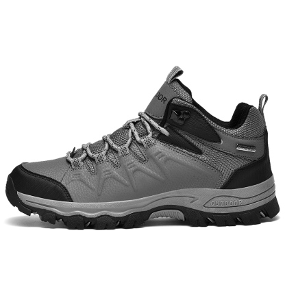 Men's Hiking Shoes Low-Top Trail Running Sneakers Breathable Mesh Travel Shoes Non-Slip Outdoor Trekking Boots