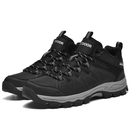 Men's Hiking Shoes Low-Top Trail Running Sneakers Breathable Mesh Travel Shoes Non-Slip Outdoor Trekking Boots