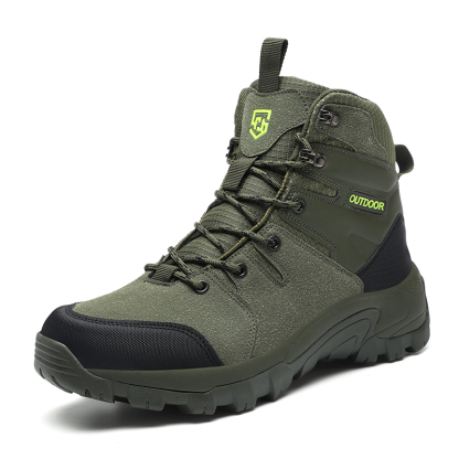 Men's Water-Resistant Work Boots Lightweight Tactical Boots Non-Slip Hiking Boots for Men