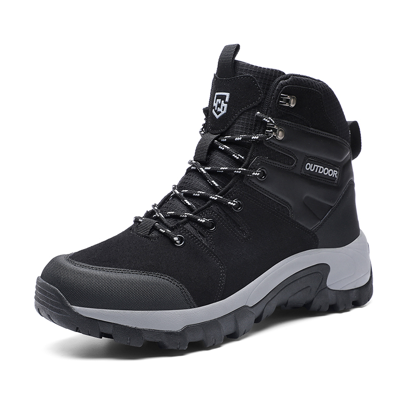 Men's Water-Resistant Work Boots Lightweight Tactical Boots Non-Slip Hiking Boots for Men
