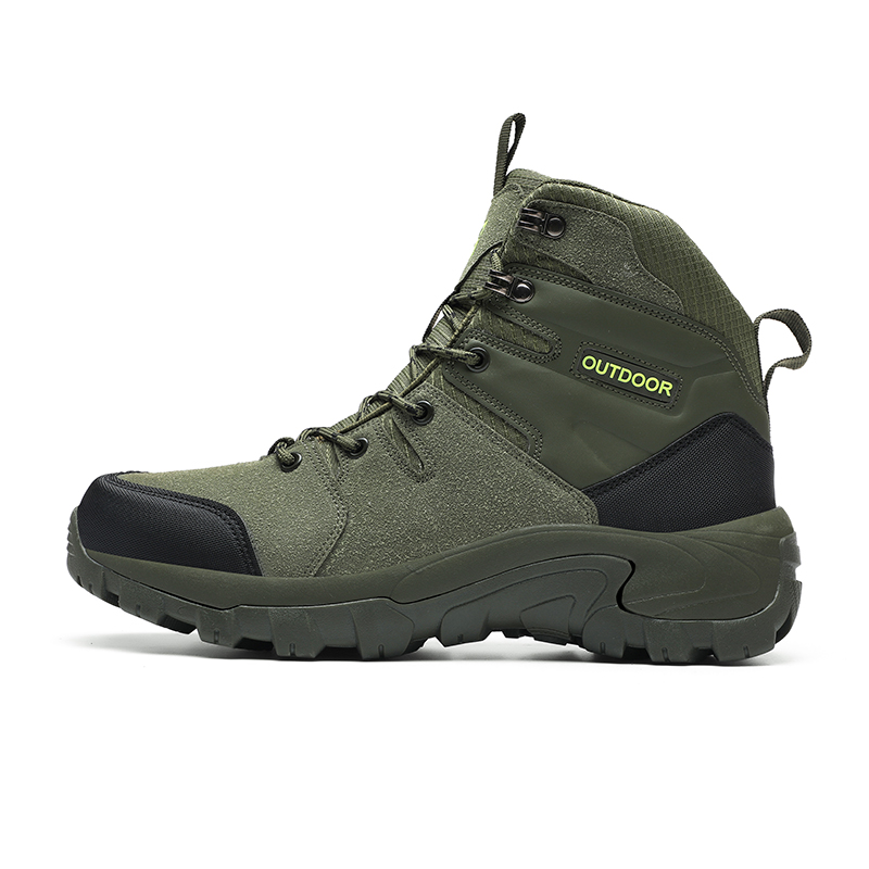 Men's Water-Resistant Work Boots Lightweight Tactical Boots Non-Slip Hiking Boots for Men