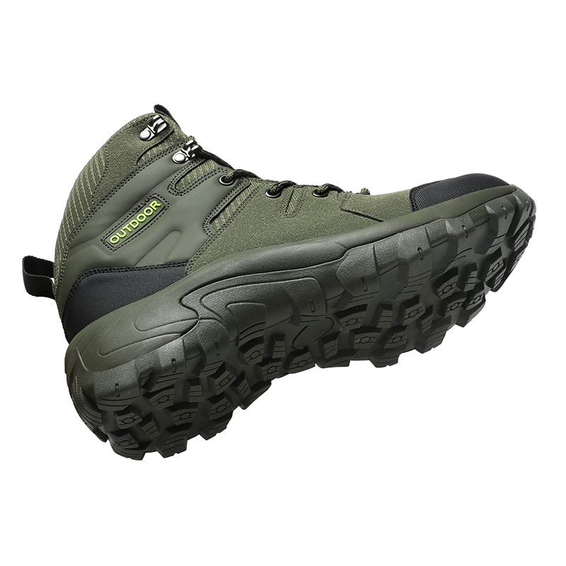 Men's Water-Resistant Work Boots Lightweight Tactical Boots Non-Slip Hiking Boots for Men