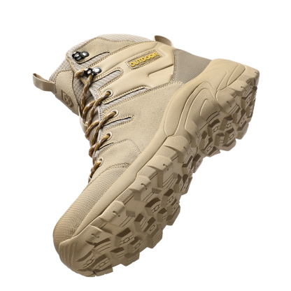 Men's Water-Resistant Work Boots Lightweight Tactical Boots Non-Slip Hiking Boots for Men