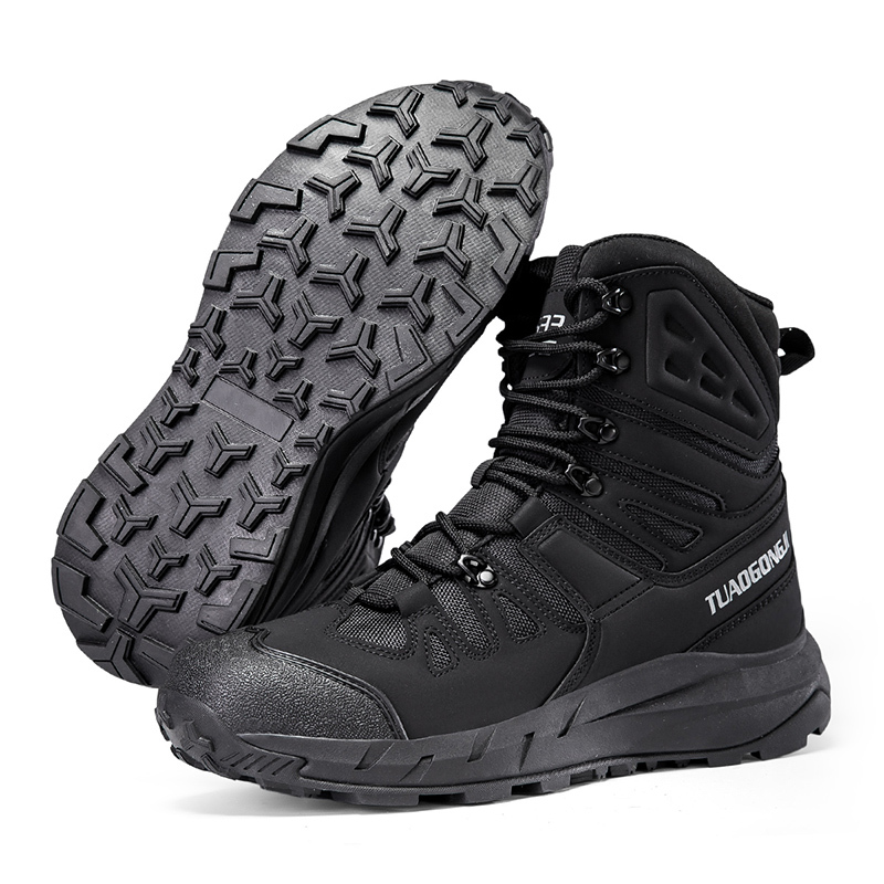 Men's Waterproof Hiking Boots Lightweight Non-Slip Outdoor Ankle Trekking Boots Expedition