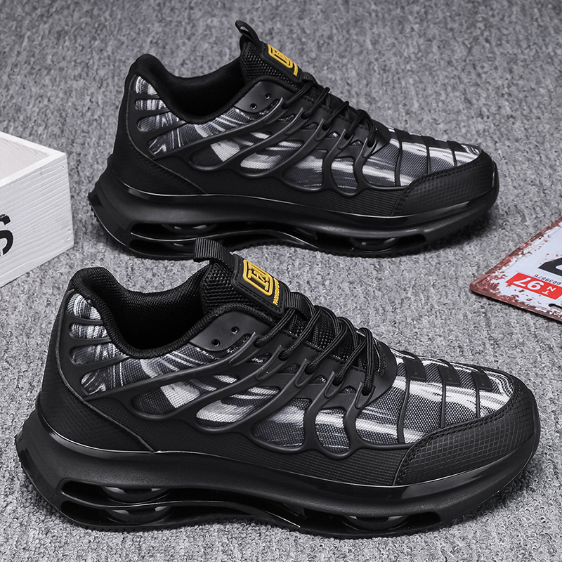 Steel Toe Shoes for Men Women Safety Work Sneakers Indestructible Comfortable Lightweight Breathable Construction Sneakers Anti Smashing Puncture Proof Air Cushion