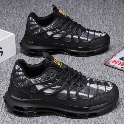 Steel Toe Shoes for Men Women Safety Work Sneakers Indestructible Comfortable Lightweight Breathable Construction Sneakers Anti Smashing Puncture Proof Air Cushion