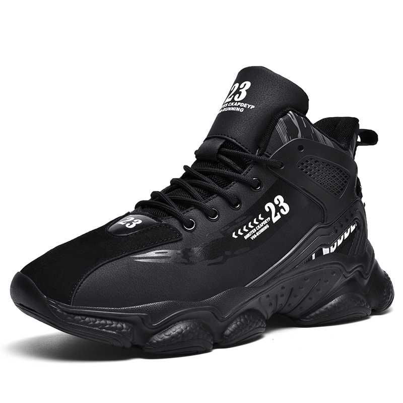 Men's Basketball Shoes Breathable Non-Slip Sneakers Fashionable Sports