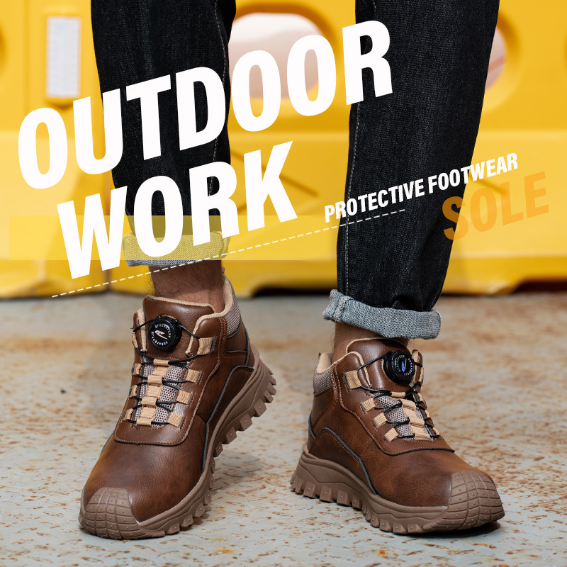 Waterproof Work Boots for Men Women Steel Toe Boots Lightweight Indestructible Slip Resistant Construction Safety Boots