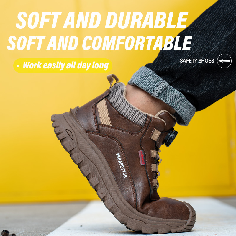 Waterproof Work Boots for Men Women Steel Toe Boots Lightweight Indestructible Slip Resistant Construction Safety Boots