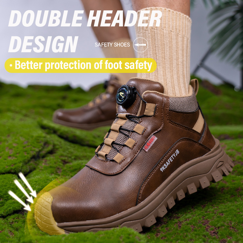 Waterproof Work Boots for Men Women Steel Toe Boots Lightweight Indestructible Slip Resistant Construction Safety Boots