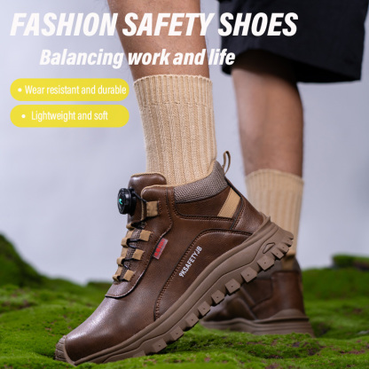 Waterproof Work Boots for Men Women Steel Toe Boots Lightweight Indestructible Slip Resistant Construction Safety Boots