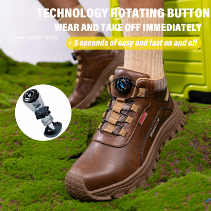 Waterproof Work Boots for Men Women Steel Toe Boots Lightweight Indestructible Slip Resistant Construction Safety Boots