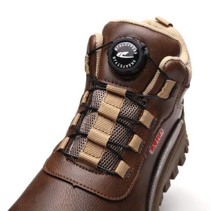 Waterproof Work Boots for Men Women Steel Toe Boots Lightweight Indestructible Slip Resistant Construction Safety Boots