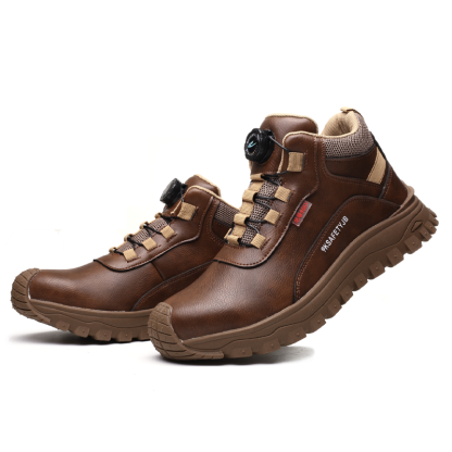 Waterproof Work Boots for Men Women Steel Toe Boots Lightweight Indestructible Slip Resistant Construction Safety Boots