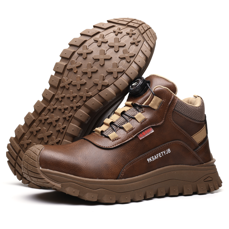 Waterproof Work Boots for Men Women Steel Toe Boots Lightweight Indestructible Slip Resistant Construction Safety Boots