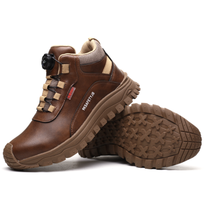 Waterproof Work Boots for Men Women Steel Toe Boots Lightweight Indestructible Slip Resistant Construction Safety Boots