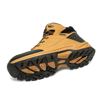 Mens Snow Boots Insulated Waterproof Winter Shoes Non-slip Outdoor with Removable Lining for Men Fur Lined Casual Hiking Lightweight Anti-Slip Water-Resistant Footwear