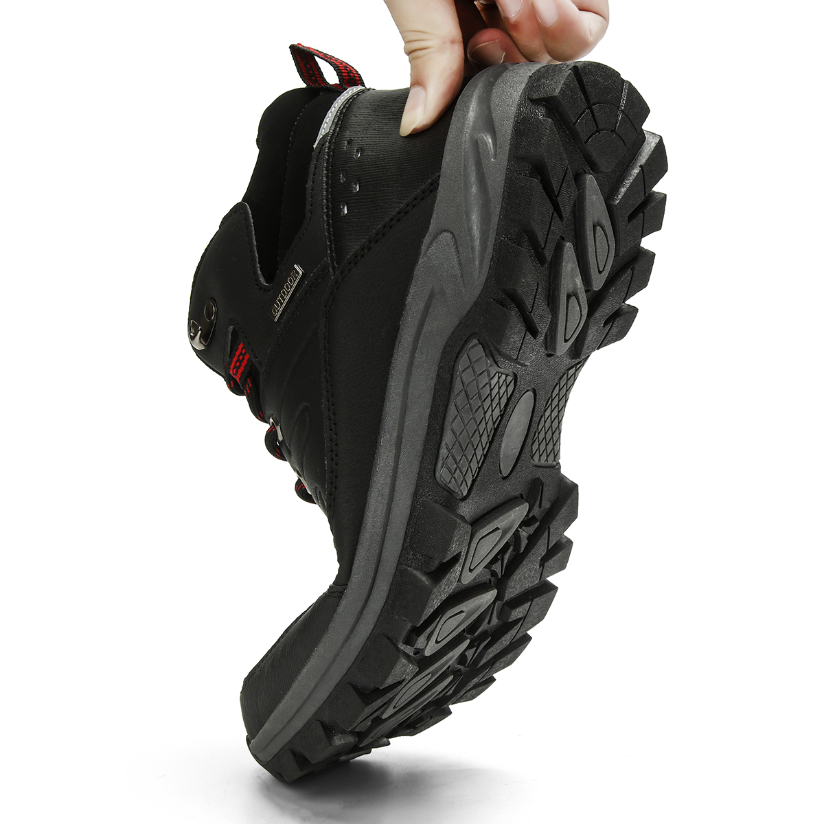 Mens Snow Boots Insulated Waterproof Winter Shoes Non-slip Outdoor with Removable Lining for Men Fur Lined Casual Hiking Lightweight Anti-Slip Water-Resistant Footwear