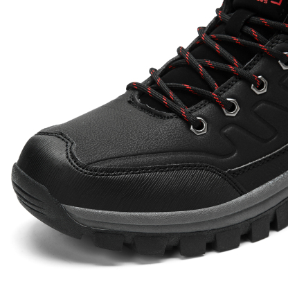 Mens Snow Boots Insulated Waterproof Winter Shoes Non-slip Outdoor with Removable Lining for Men Fur Lined Casual Hiking Lightweight Anti-Slip Water-Resistant Footwear