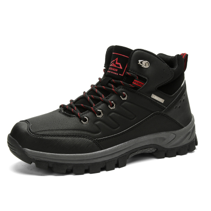 Mens Snow Boots Insulated Waterproof Winter Shoes Non-slip Outdoor with Removable Lining for Men Fur Lined Casual Hiking Lightweight Anti-Slip Water-Resistant Footwear