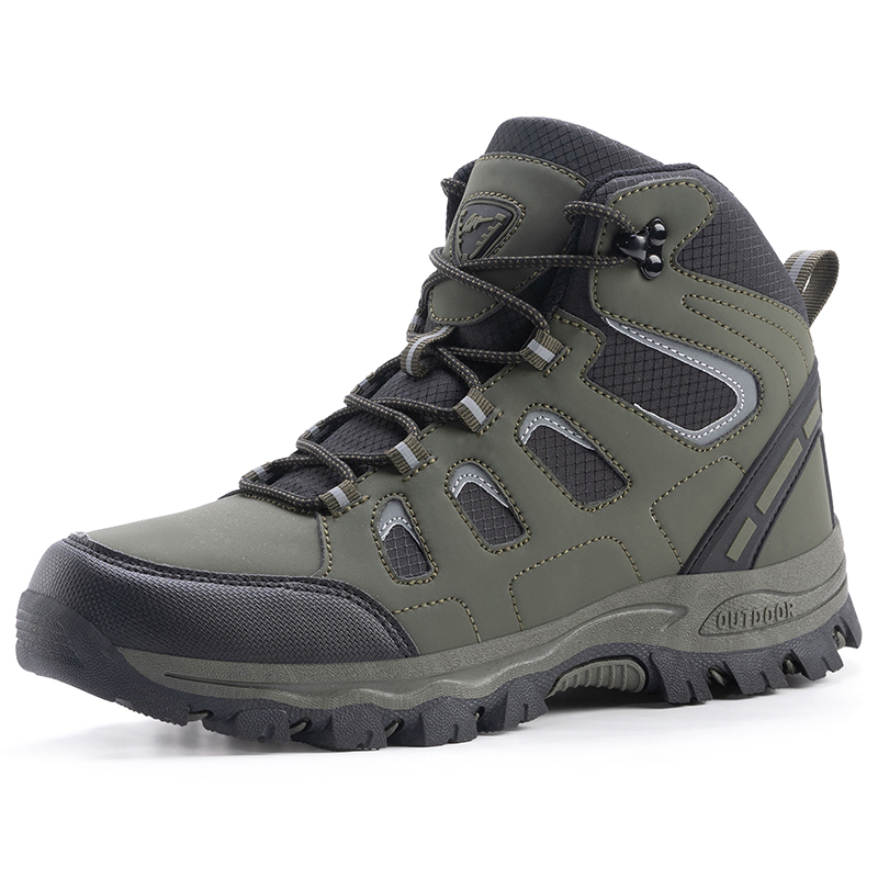 Men's Ankle High Waterproof Hiking Boots Outdoor Lightweight Shoes Trekking Trails Armadillo