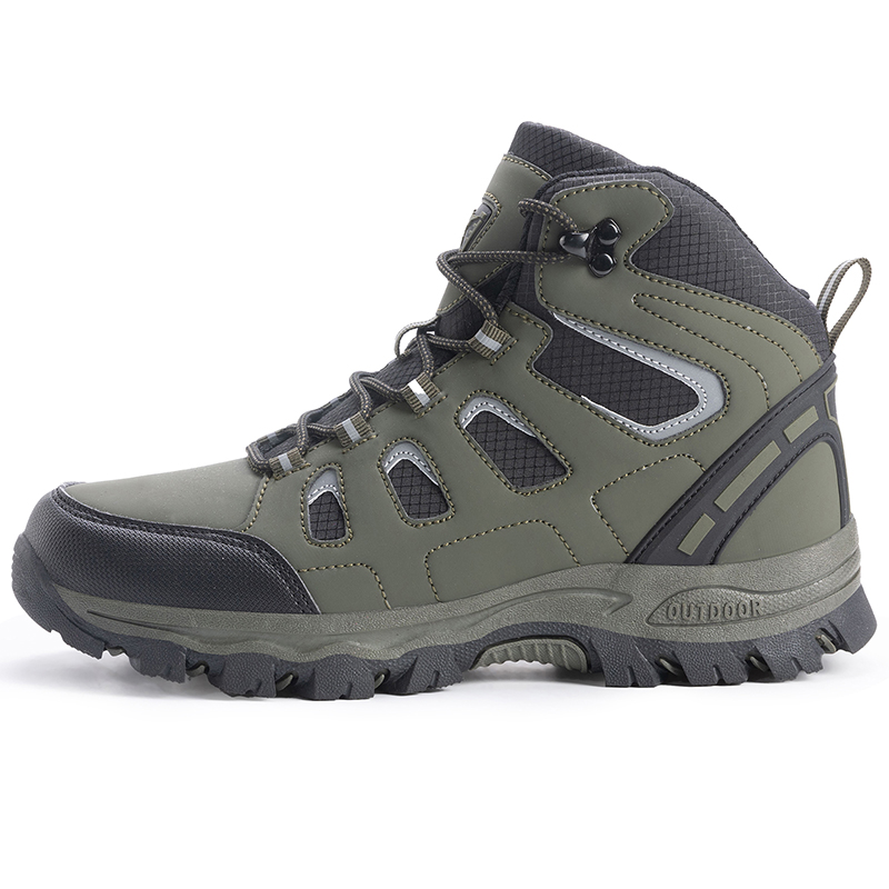 Men's Ankle High Waterproof Hiking Boots Outdoor Lightweight Shoes Trekking Trails Armadillo