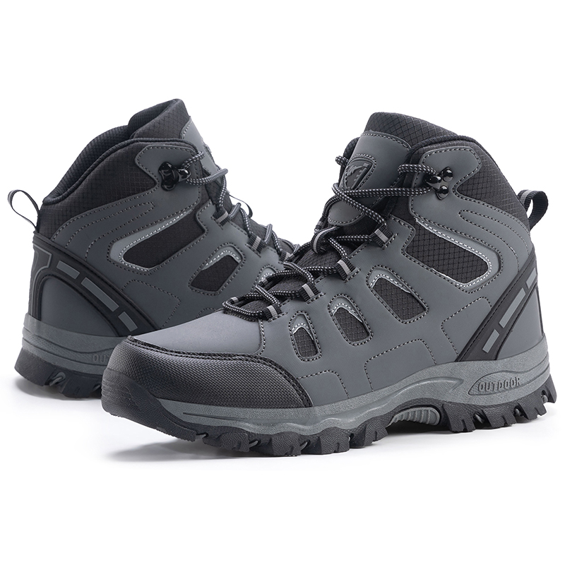 Men's Ankle High Waterproof Hiking Boots Outdoor Lightweight Shoes Trekking Trails Armadillo