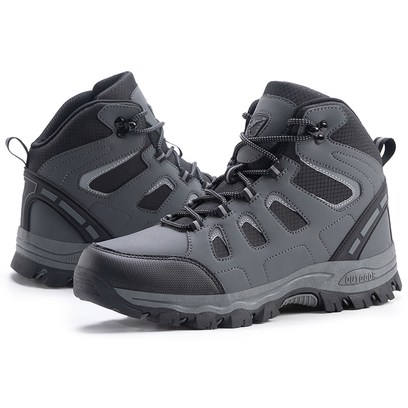 Men's Ankle High Waterproof Hiking Boots Outdoor Lightweight Shoes Trekking Trails Armadillo