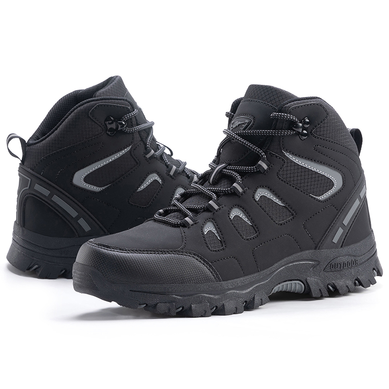 Men's Ankle High Waterproof Hiking Boots Outdoor Lightweight Shoes Trekking Trails Armadillo