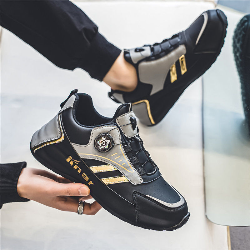 Men's Trendy Sneakers, Comfy Non Slip Casual Soft Sole Shoes for Men's Outdoor Activities