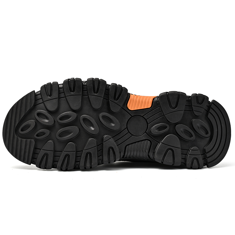 Steel Toe Shoes for Men, Safety Mens Work Shoes Comfortable Indestructible Construction Shoes Leather