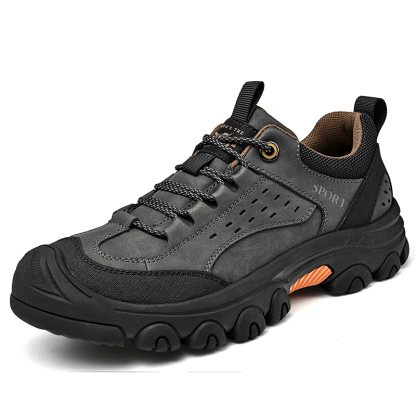 Steel Toe Shoes for Men, Safety Mens Work Shoes Comfortable Indestructible Construction Shoes Leather
