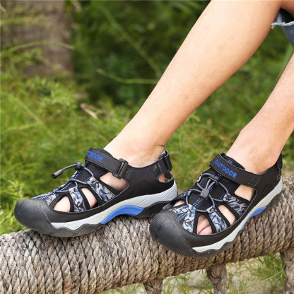 Men's Sandals, Closed Toe Athletic Sport Sandals, Mens Summer Shoes, Lightweight Trail Walking Sandals for Men