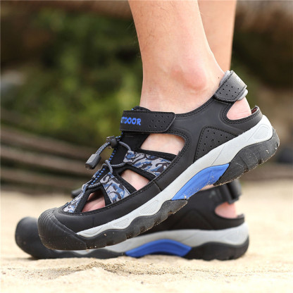 Men's Sandals, Closed Toe Athletic Sport Sandals, Mens Summer Shoes, Lightweight Trail Walking Sandals for Men